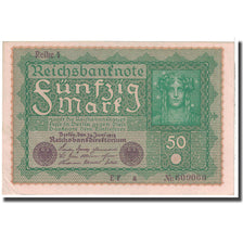 Banknote, Germany, 50 Mark, 1919, 1919-06-24, KM:66, AU(55-58)