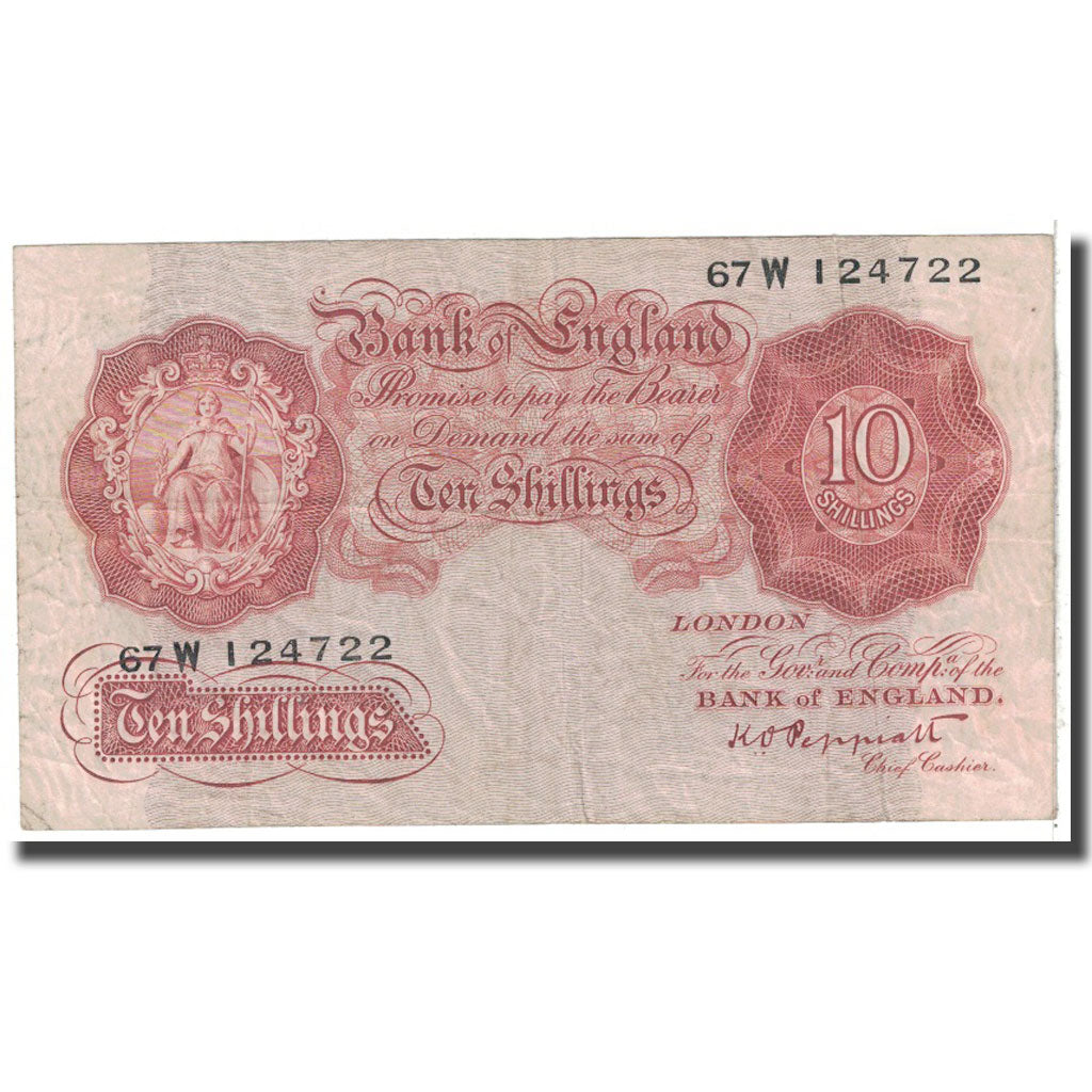 Banknote, Great Britain, 10 Shillings, 1948, KM:368a, VF(20-25)