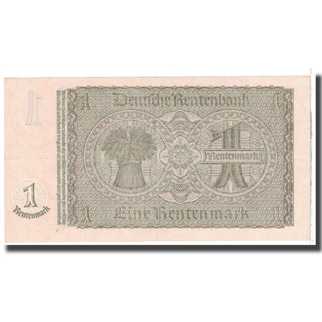 Banknote, Germany, 1 Rentenmark, 1937, 1937-01-30, KM:173b, UNC(63)