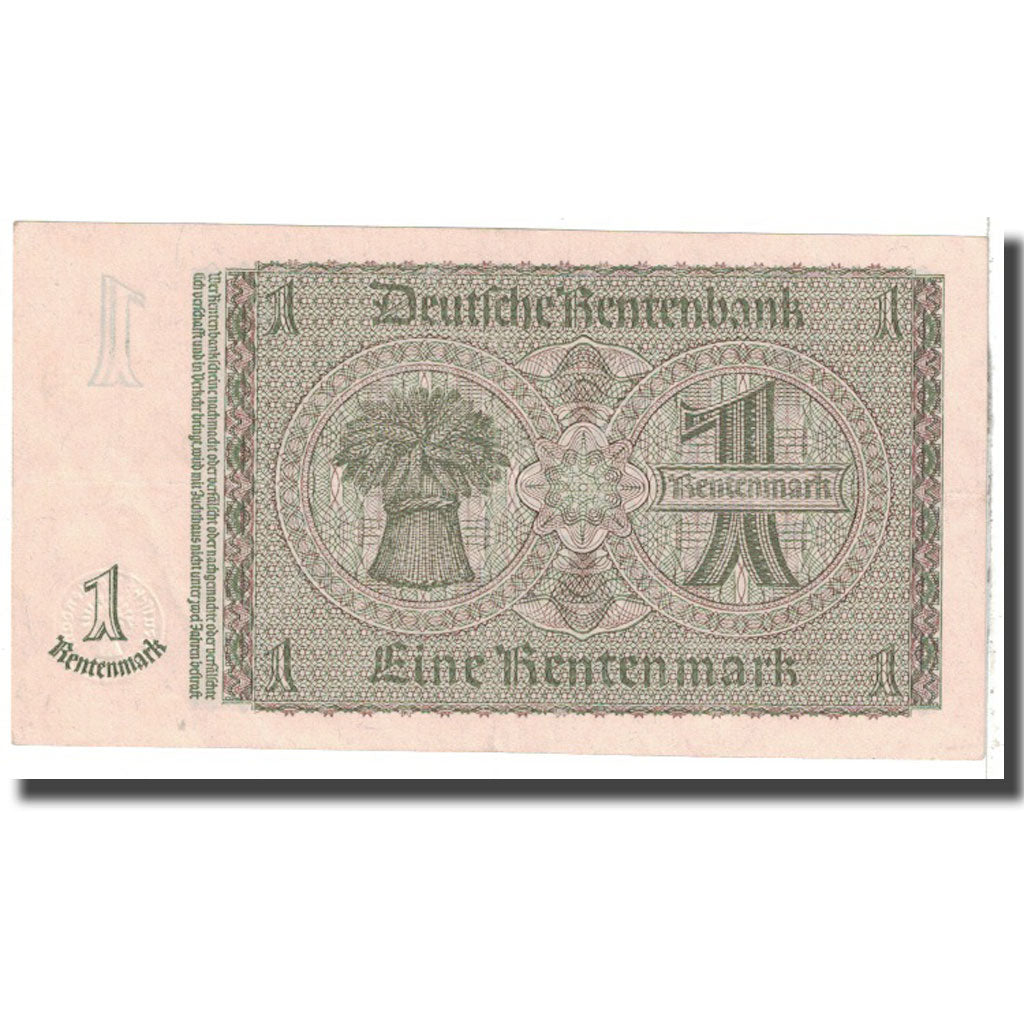 Banknote, Germany, 1 Rentenmark, 1937, 1937-01-30, KM:173b, UNC(63)