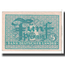 Banconote, GERMANIA - REPUBBLICA FEDERALE, 5 Pfennig, 1948, KM:11a, BB