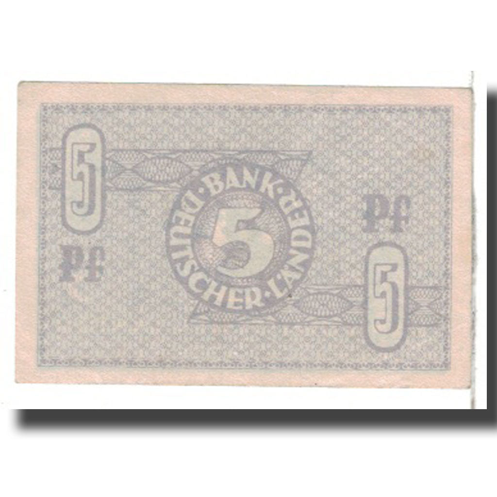 Banknote, GERMANY - FEDERAL REPUBLIC, 5 Pfennig, 1948, KM:11a, EF(40-45)