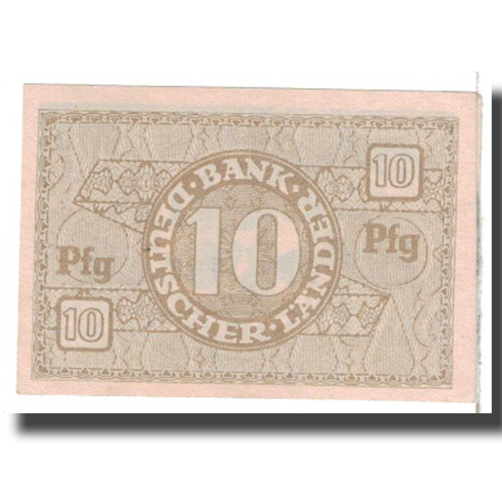 Banknote, GERMANY - FEDERAL REPUBLIC, 10 Pfennig, 1948, KM:12a, AU(55-58)