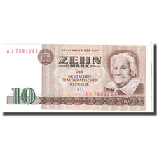 Banknote, Germany - Democratic Republic, 10 Mark, 1971, KM:28b, UNC(65-70)