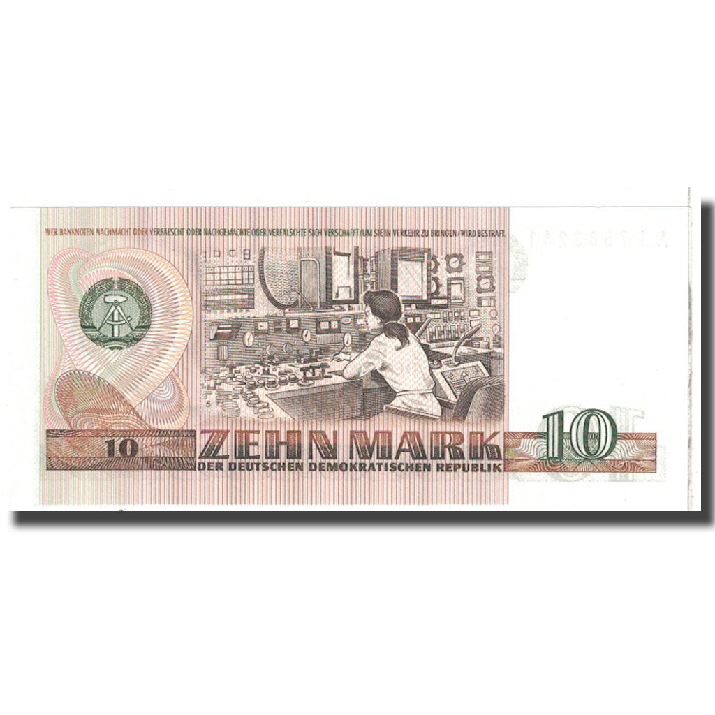 Banknote, Germany - Democratic Republic, 10 Mark, 1971, KM:28b, UNC(65-70)