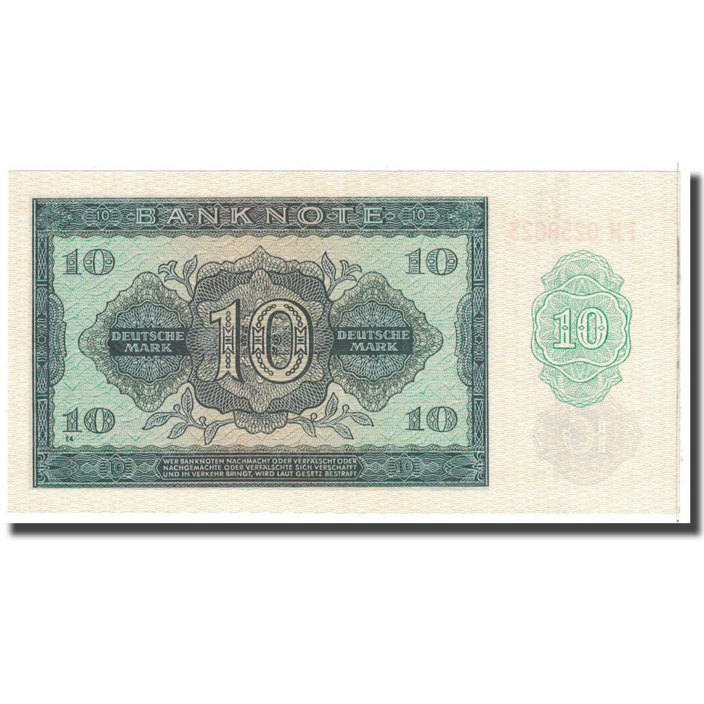 Banknote, Germany - Democratic Republic, 10 Deutsche Mark, 1948, KM:12b