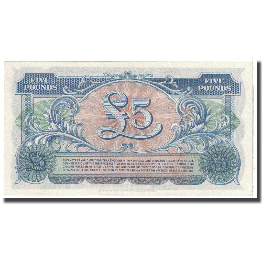 Banknote, Great Britain, 5 Pounds, 1958, KM:M23, UNC(65-70)