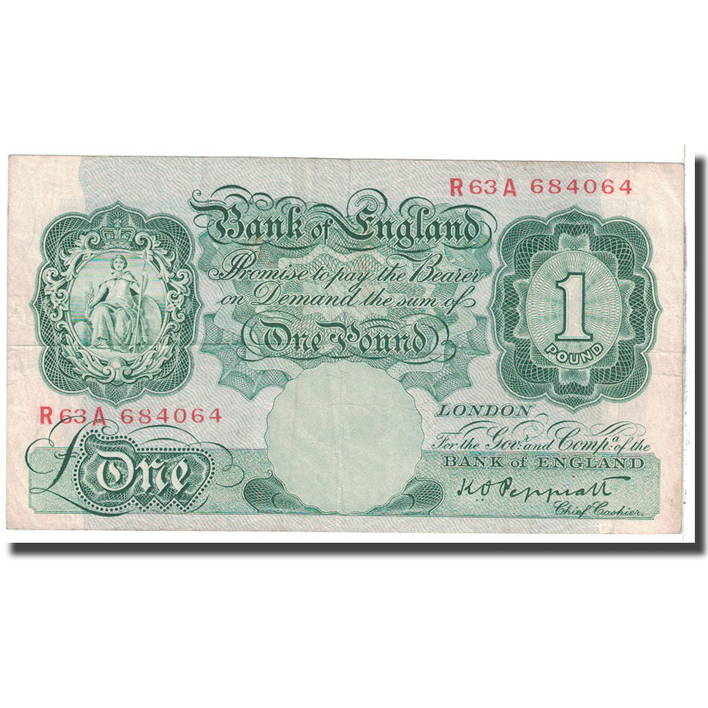 Banknote, Great Britain, 1 Pound, 1934, KM:363c, EF(40-45)