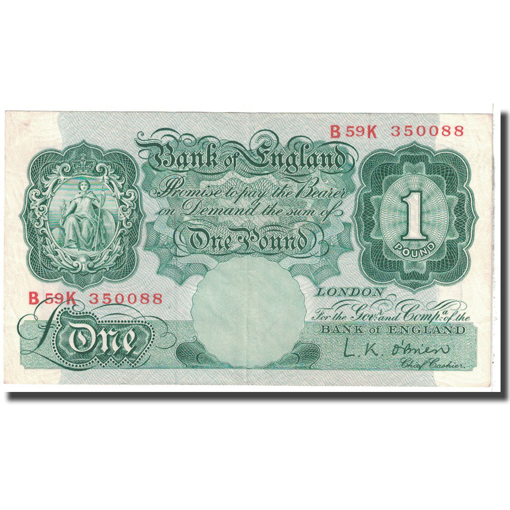 Banknote, Great Britain, 1 Pound, 1950, KM:369c, EF(40-45)
