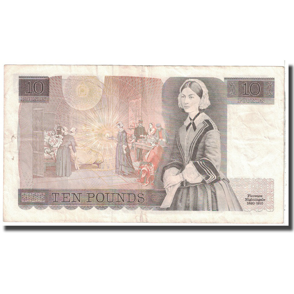 Banknote, Great Britain, 10 Pounds, 1975, KM:379a, EF(40-45)