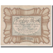 Banknote, Germany, 50 Mark, 1918, 1918-11-30, KM:65, EF(40-45)