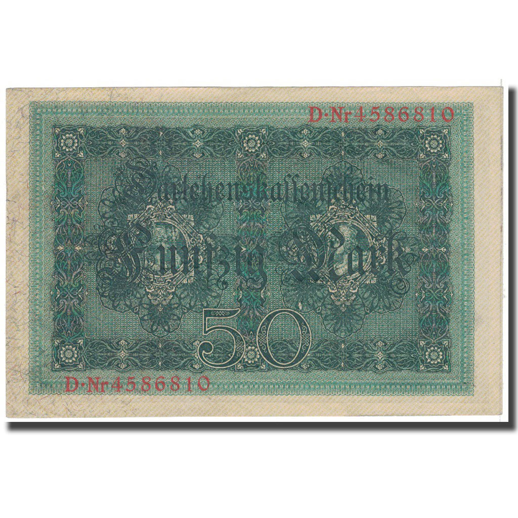 Banknote, Germany, 50 Mark, 1914, 1914-08-05, KM:49b, UNC(63)