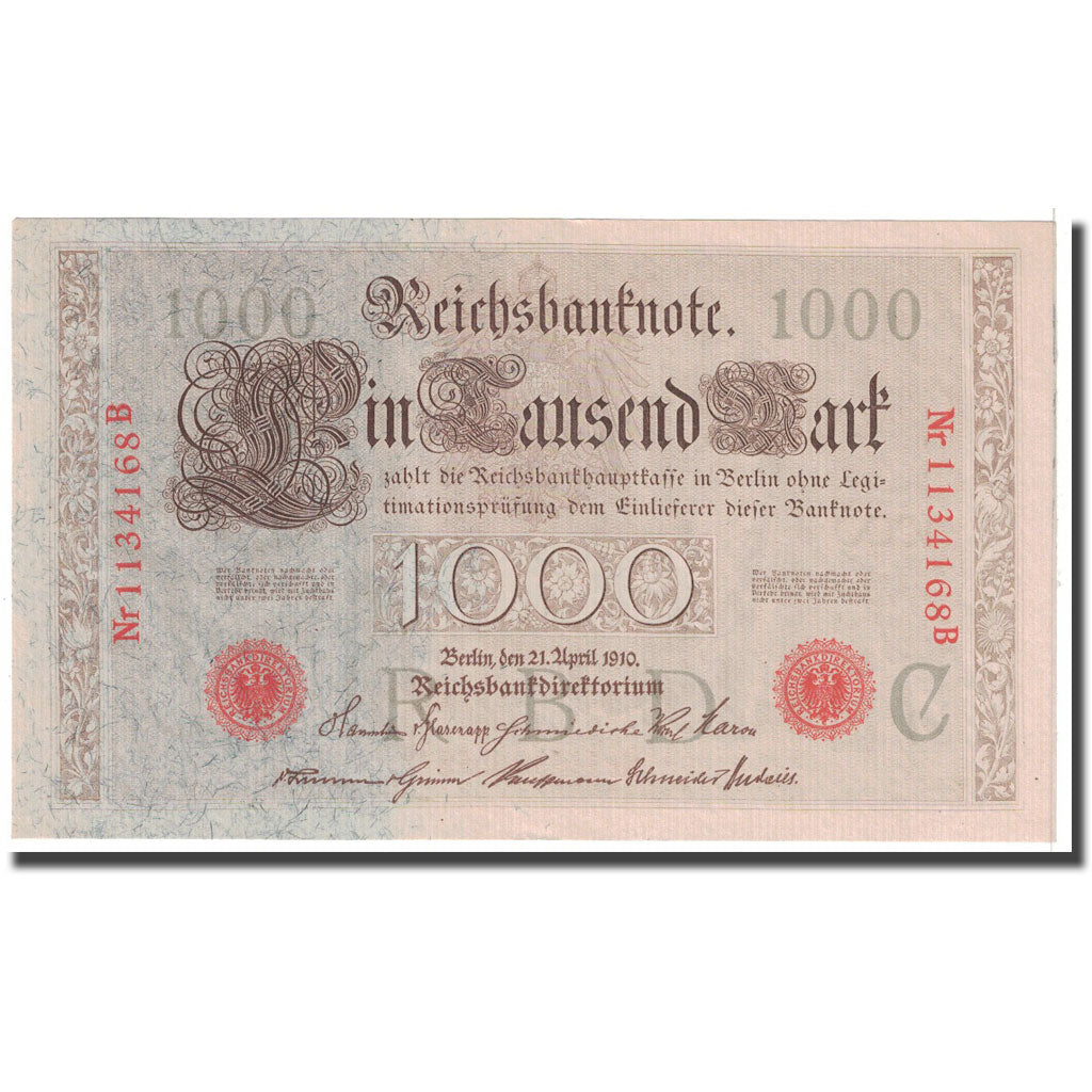 Banknote, Germany, 1000 Mark, 1910, 1910-04-21, KM:44b, UNC(63)