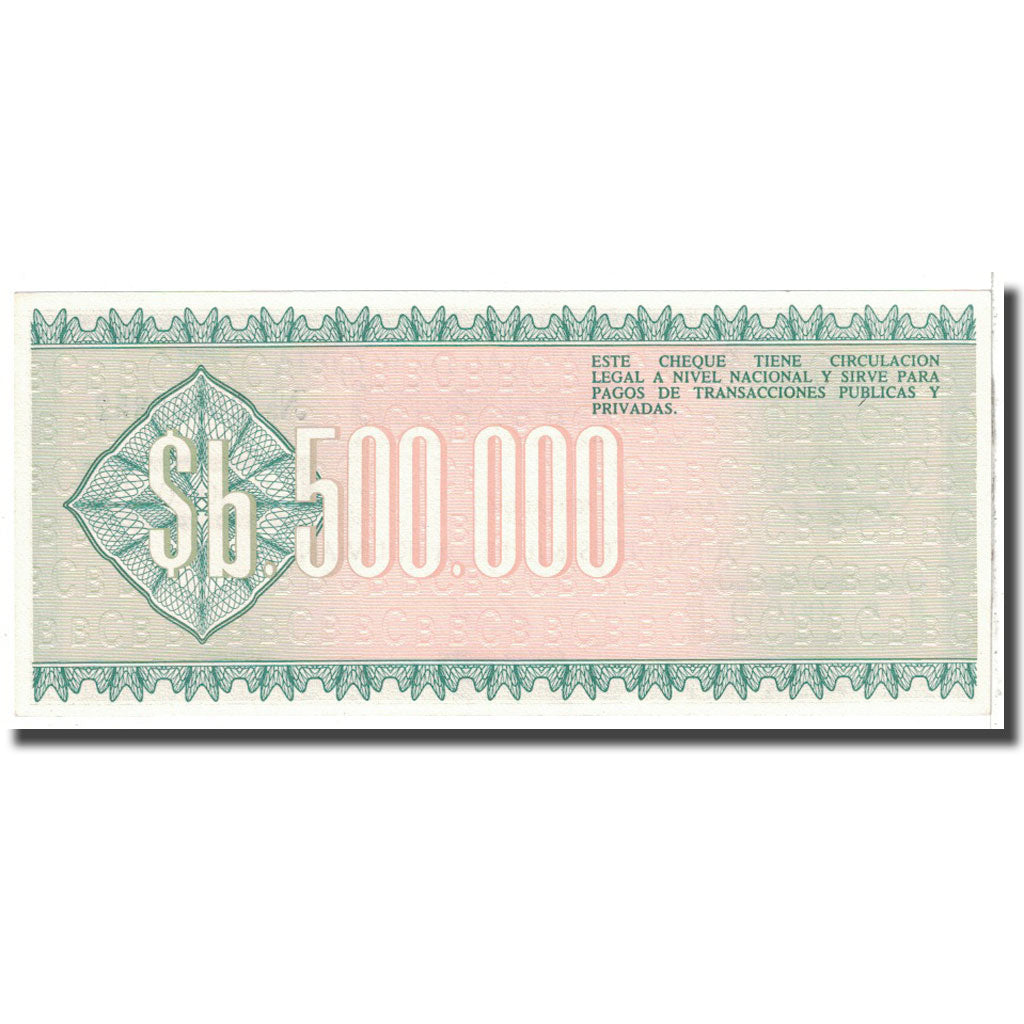 Billete, 500,000 Pesos Bolivianos, 1984, Bolivia, 1984-06-05, KM:189, UNC