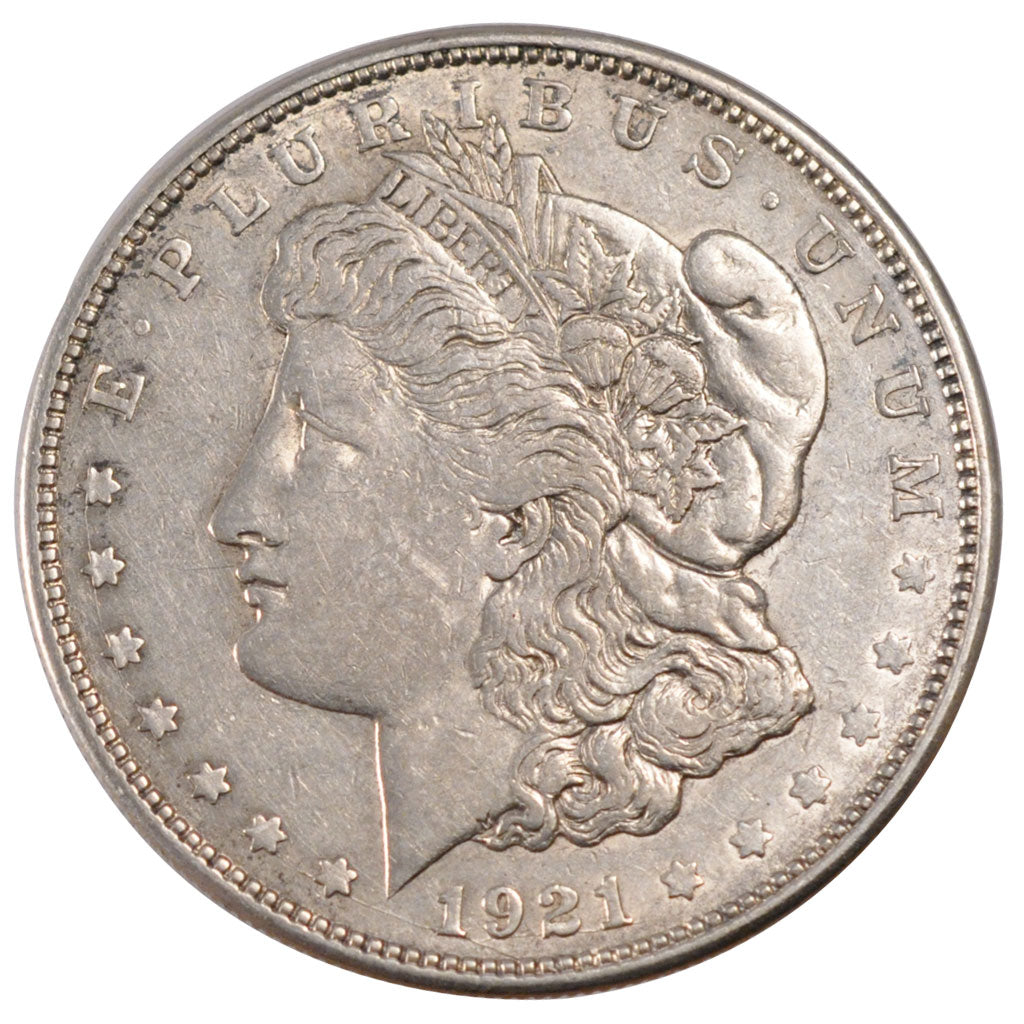 UNITED STATES, Morgan Dollar, Dollar, 1921, U.S. Mint, KM #110, AU(55-58),...