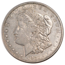 UNITED STATES, Morgan Dollar, Dollar, 1921, U.S. Mint, KM #110, AU(55-58),...