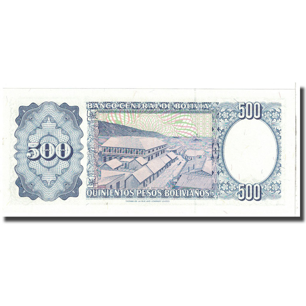 Banknote, Bolivia, 500 Pesos Bolivianos, 1981, 1981-06-01, KM:166a, UNC(65-70)