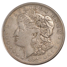 UNITED STATES, Morgan Dollar, Dollar, 1921, U.S. Mint, KM #110, EF(40-45),...