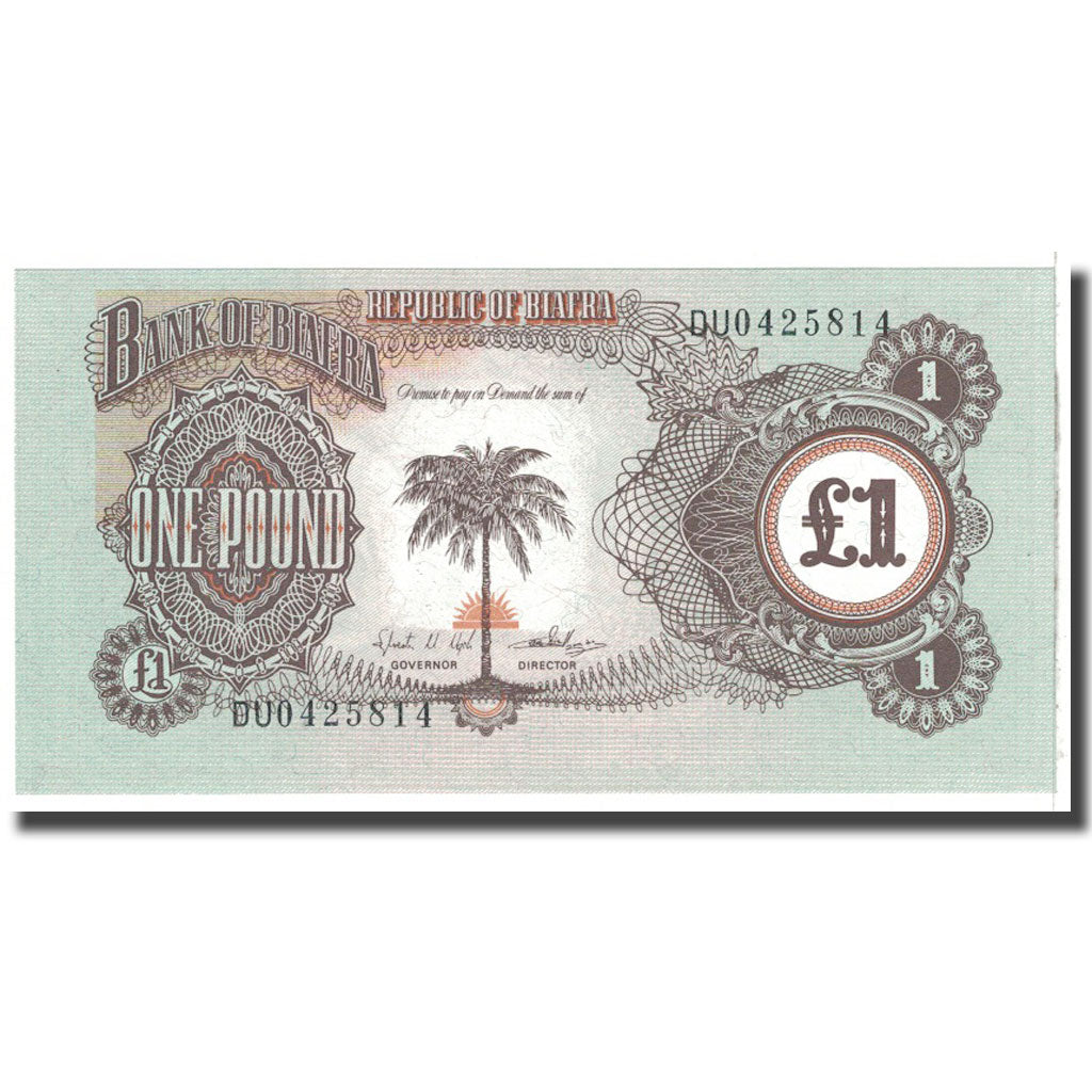 Banknote, Biafra, 1 Pound, KM:5a, UNC(65-70)