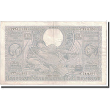 Banknote, Belgium, 100 Francs-20 Belgas, 1942, 1942-03-14, KM:107, EF(40-45)
