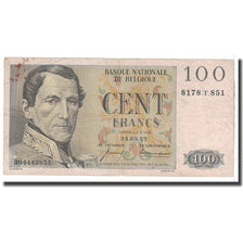 Banknote, Belgium, 100 Francs, 1957, 1957-09-24, KM:129c, VF(20-25)