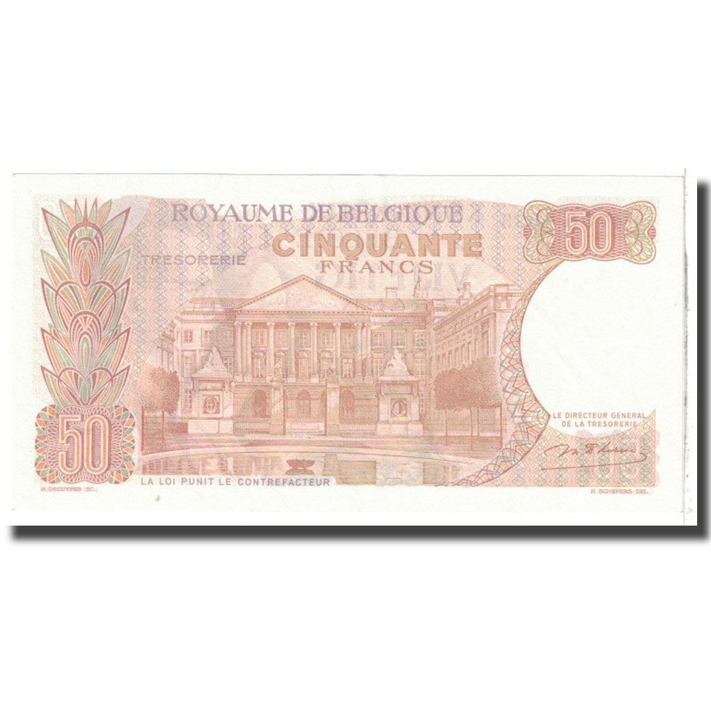 Banknote, Belgium, 50 Francs, 1966, 1966-05-16, KM:139, UNC(63)