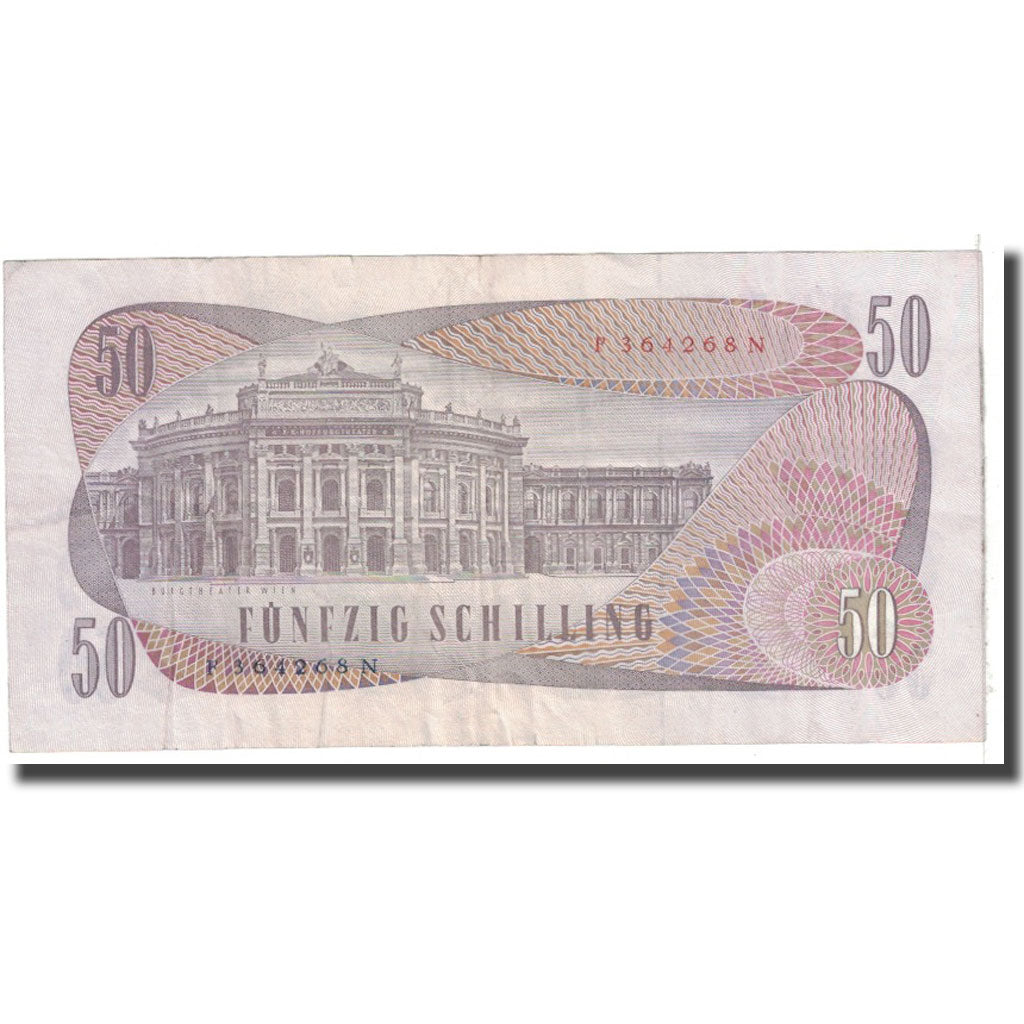Biljet, Oostenrijk, 50 Schilling, 1970, 1970-01-02, KM:144, TTB