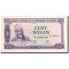 Banknote, Guinea, 100 Sylis, 1971, KM:19, UNC(63)