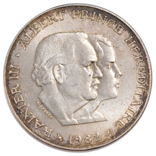 Monaco, 100 Francs, 1982, AU(55-58), Silver, Gadoury #163, 15.08