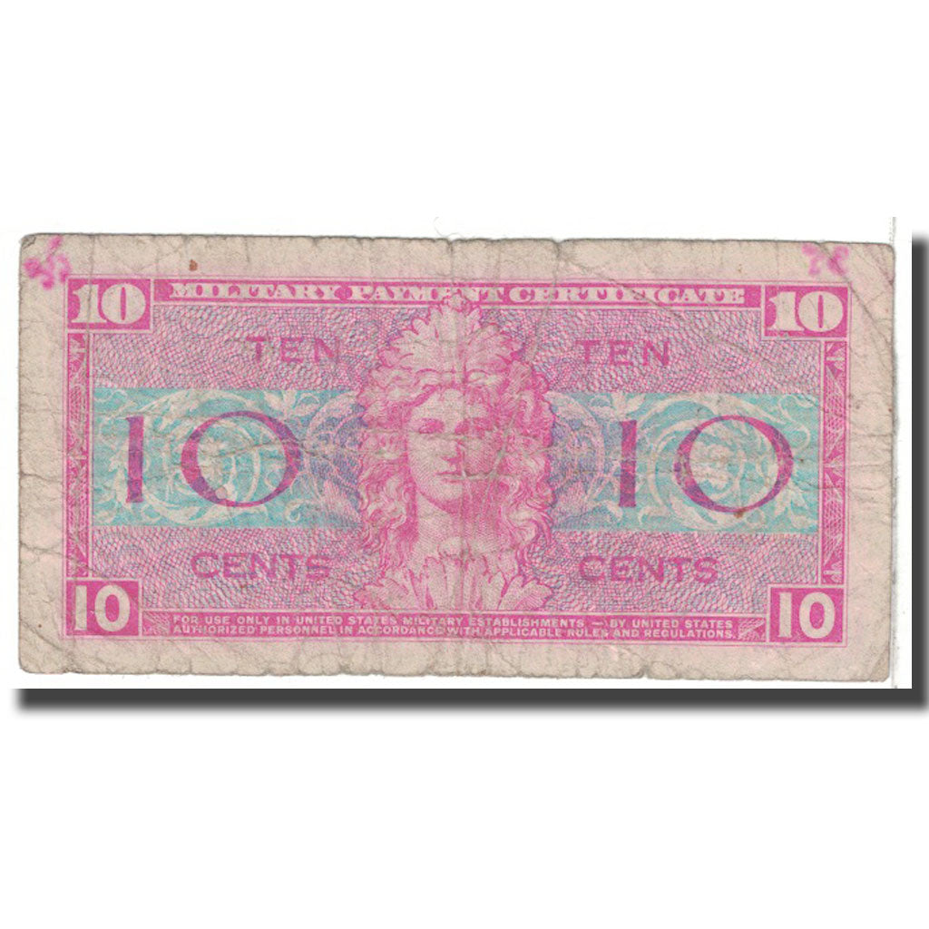 Banknote, United States, 10 Cents, 1954, KM:M30a, VF(20-25)
