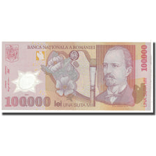 Banknote, Romania, 100,000 Lei, 2001, KM:114a, AU(55-58)