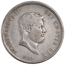 ITALIAN STATES, 120 Grana, 1857, KM #370, EF(40-45), Silver, 37, 27.12