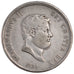 ITALIAN STATES, 120 Grana, 1857, KM #370, EF(40-45), Silver, 37, 27.12