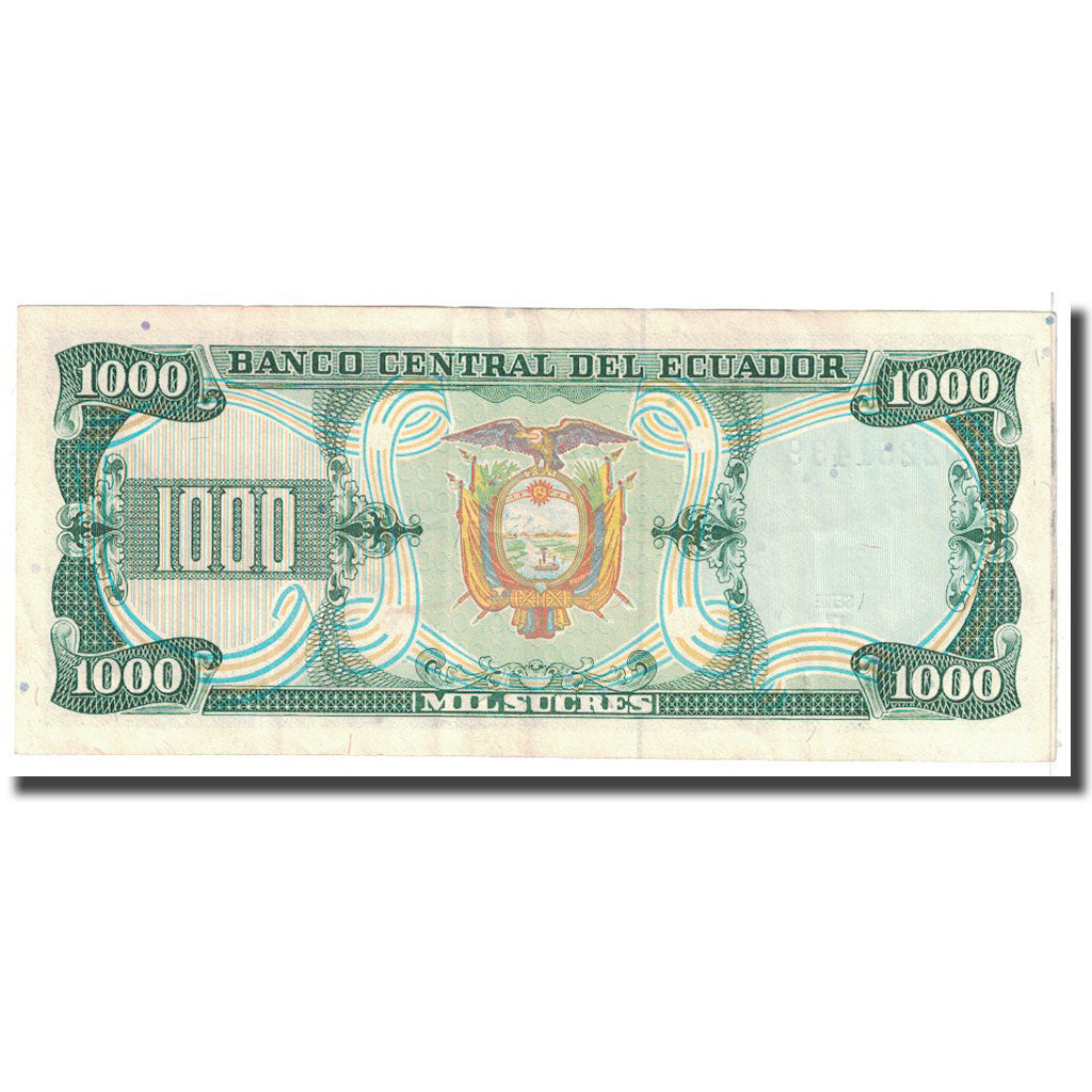 Banknote, Ecuador, 1000 Sucres, 1988, 1988-06-08, KM:125b, EF(40-45)