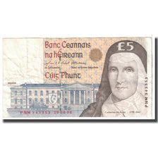Banknote, Ireland - Republic, 5 Pounds, 1998, 1998-08-19, KM:75b, VF(20-25)