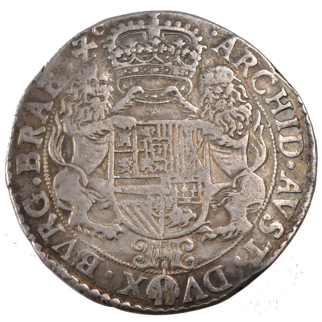 Belgium, Ducaton, 1638, Anvers, KM #72.1, AU(50-53), Silver, 32.37