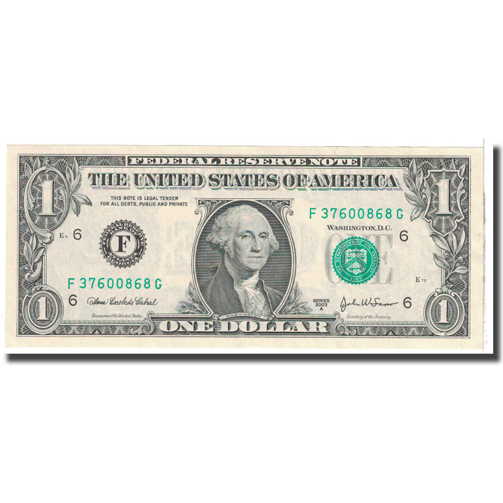 Banknote, United States, One Dollar, 2003, KM:4671A, UNC(65-70)