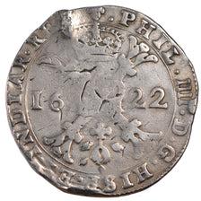 Belgio, Patagon, 1622, Bruxelles, MB, Argento, KM:53.3