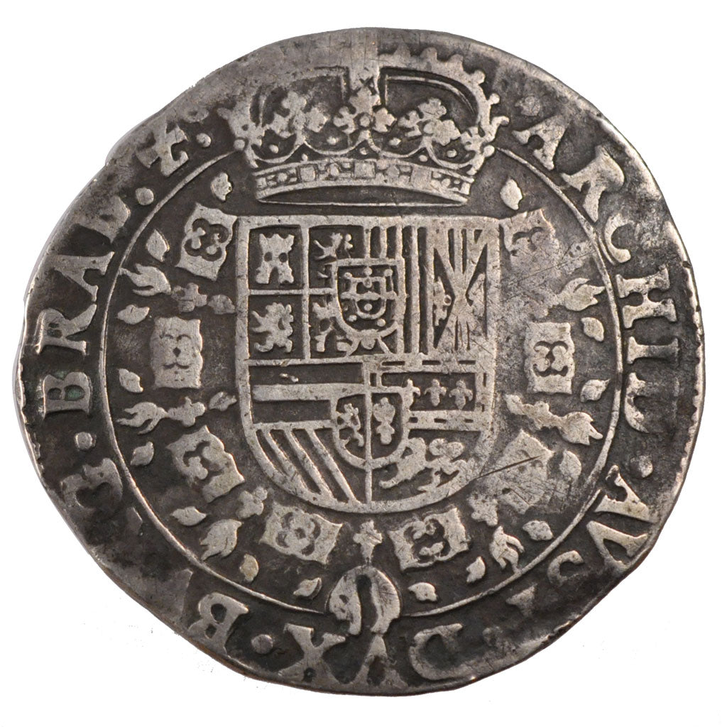 Belgium, Patagon, 1639, Anvers, KM #53.1, VF(20-25), Silver, 27.29