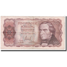 Banconote, Austria, 500 Schilling, 1965, 1965-07-01, KM:139a, MB