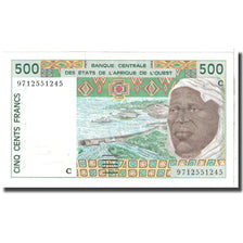 Banknote, West African States, 500 Francs, 1997, KM:310Cg, UNC(63)