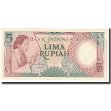 Banknote, Indonesia, 5 Rupiah, 1958, KM:55, UNC(65-70)