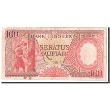 Banknote, Indonesia, 100 Rupiah, 1958, KM:59, EF(40-45)