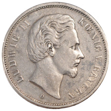 German States, 5 Mark, 1876, Munich, KM #896, EF(40-45), Silver, 27.70