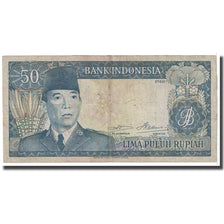 Banknote, Indonesia, 50 Rupiah, 1960, KM:85a, VF(20-25)