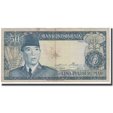 Banknote, Indonesia, 50 Rupiah, 1960, KM:85a, VF(20-25)