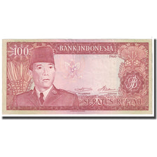 Banknote, Indonesia, 100 Rupiah, 1960, KM:86a, VF(20-25)