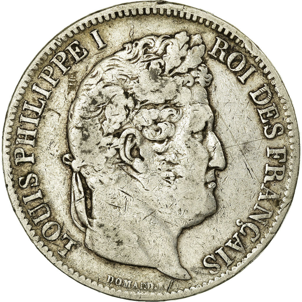 Coin, France, Louis-Philippe, 5 Francs, 1831, Bayonne, VF(20-25), Silver