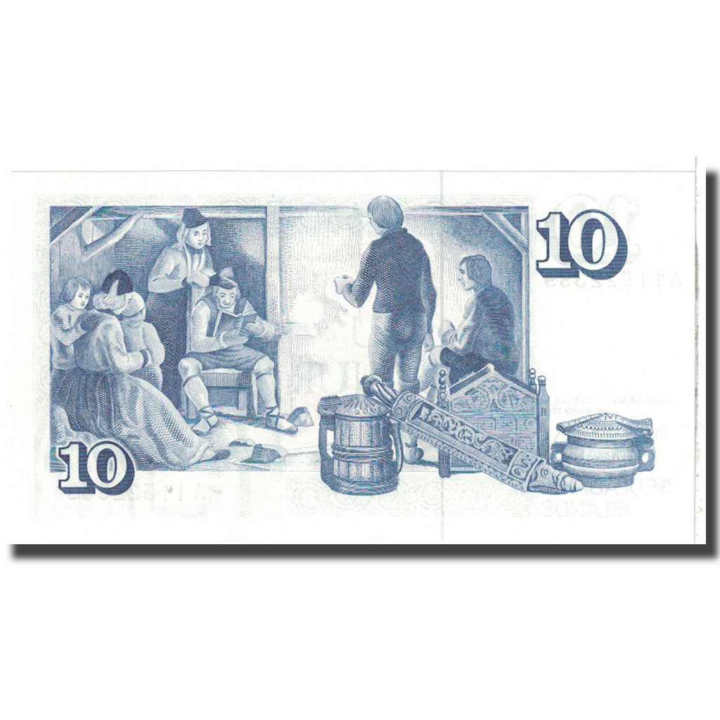 Banknote, Iceland, 10 Kronur, 1961, 1961-03-29, KM:48a, UNC(65-70)