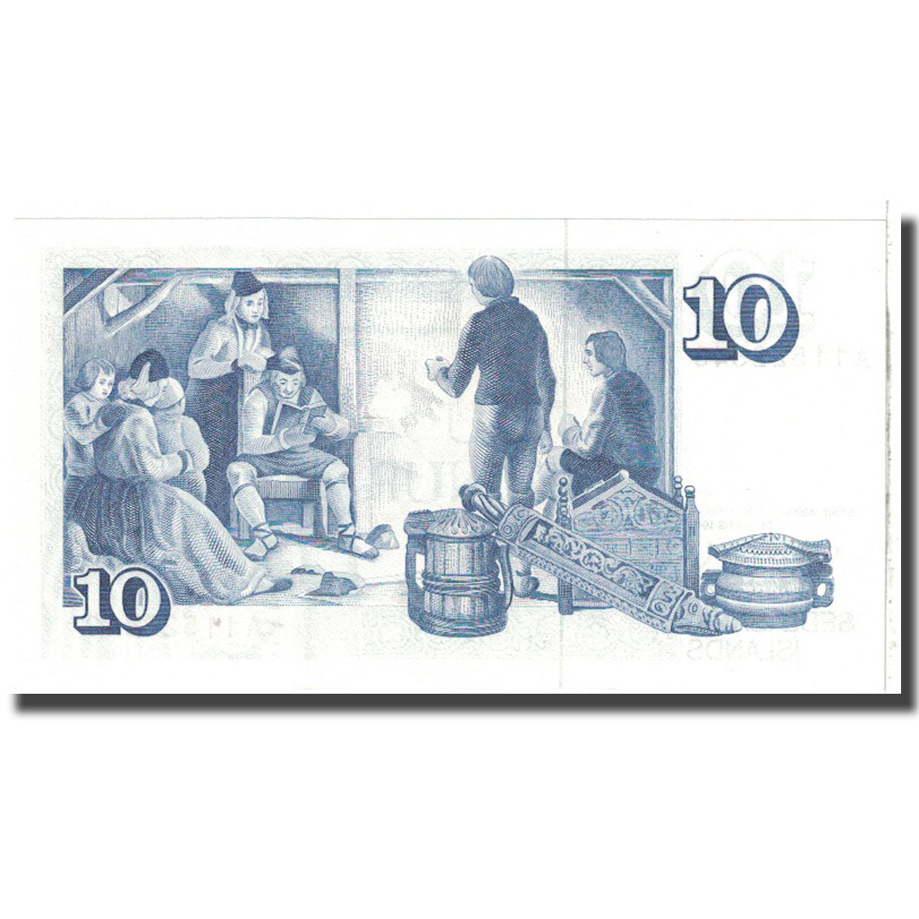 Banknote, Iceland, 10 Kronur, 1961, 1961-03-29, KM:48a, UNC(65-70)